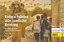 Plakat Kinder in Palästina
